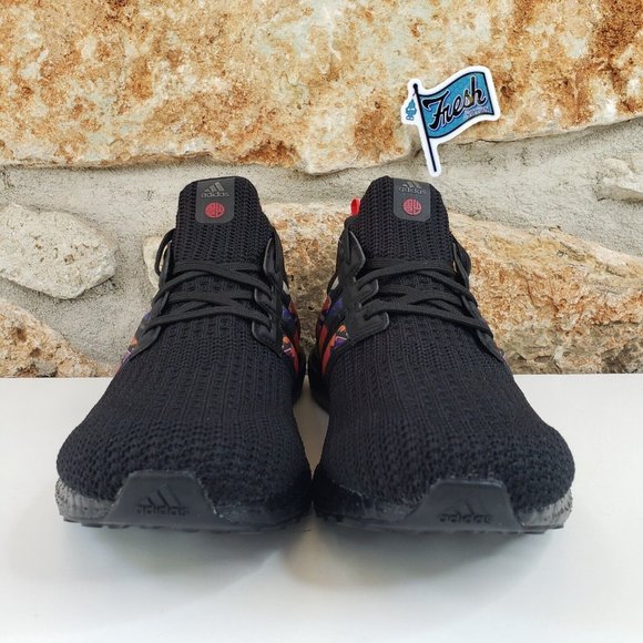 Adidas Ultraboost 4.0 DNA Trail Running Shoes Mens Size 8.5 Black Red GZ7603 New - Picture 2 of 13